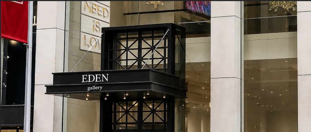 Eden Gallery entrance, New York